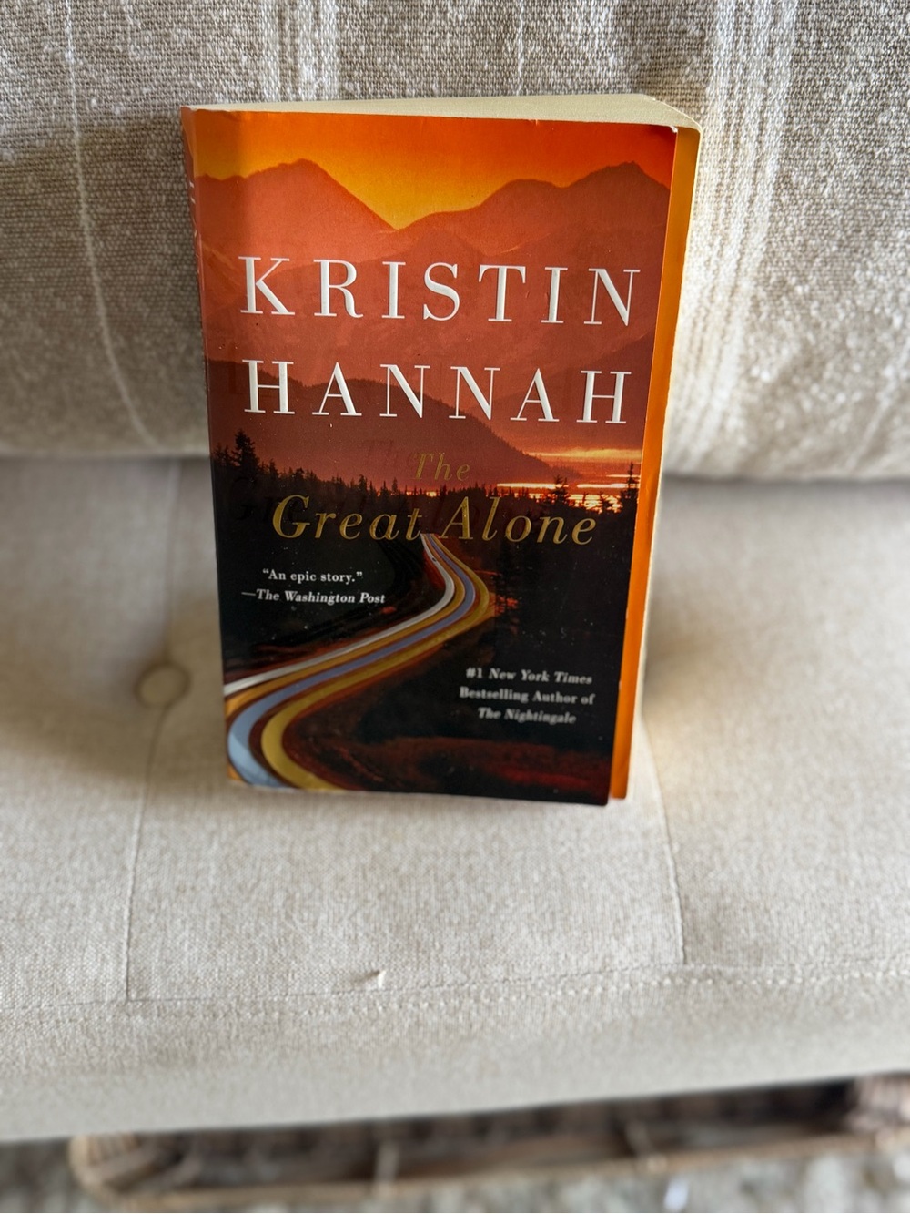 The Great Alone - Orange Paperback Book